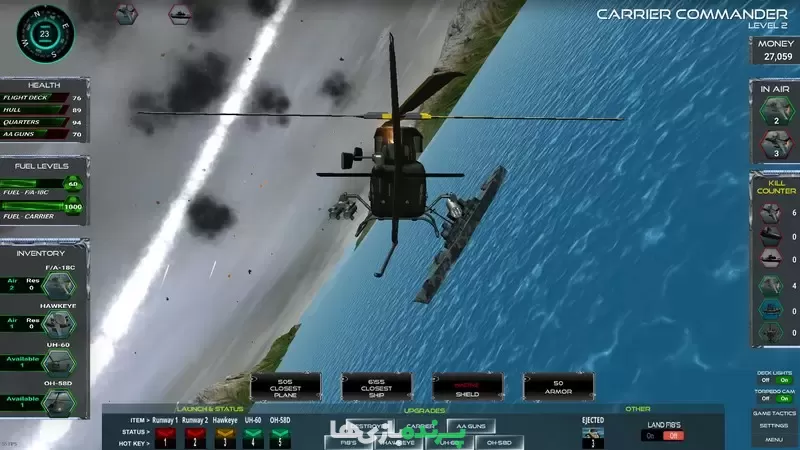 دانلود بازی Carrier Commander برای کامپیوتر