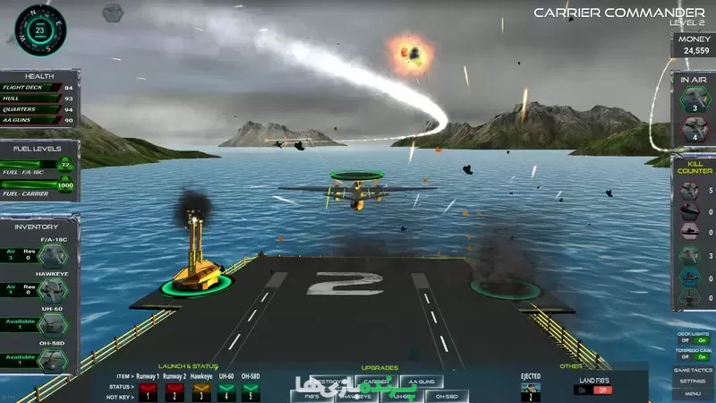دانلود بازی Carrier Commander برای کامپیوتر
