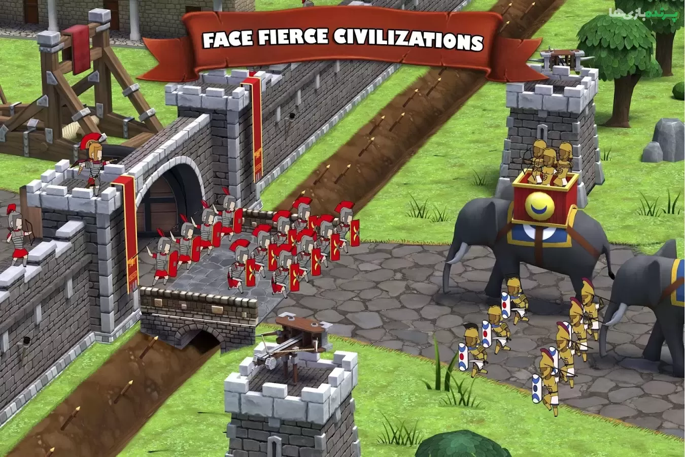 Grow Empire: Rome 1.37.3 – بازی استراتژیکی گسترش امپراطوری روم + مود