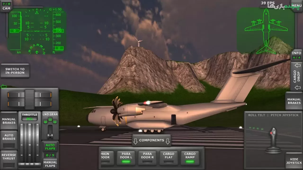 Turboprop Flight 1.30.5 – دانلود بازی شبیه سازی پرواز با هواپیمای توربوپراپ + مود 