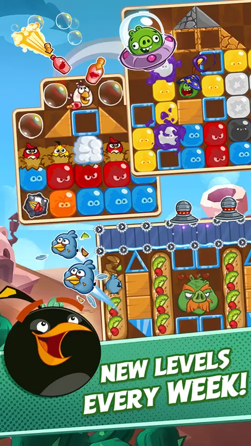 دانلود Angry Birds Blast 2.6.6 – بازی انفجار پرندگان خشمگین اندروید + مود